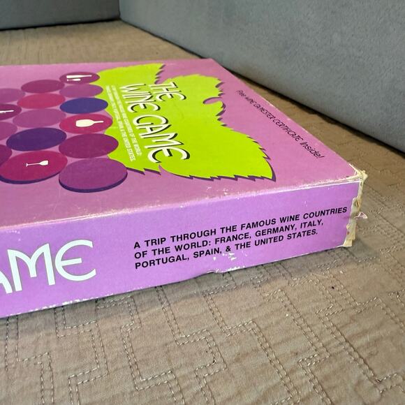The Wine Game 1972 1978 Vintage Board Game Wine Diversions COMPLETE - Picture 5 of 10